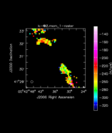 Carbon Monoxide Moment 1 map of Source Region_J-K