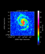 Carbon Monoxide Moment 0 map of Source NGC5194