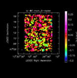 Vinyl Cyanide Moment 0 map of Source NGC5194