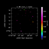 Vinyl Cyanide Moment 1 map of Source NGC5194