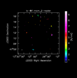 Vinyl Cyanide Moment 2 map of Source NGC5194