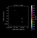 Methyltriacetylene Moment 1 map of Source NGC5194