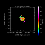 Carbon Monoxide Moment 2 map of Source NGC5194