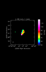 Vinyl Alcohol Moment 1 map of Source L1157-B1