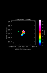 Cyanomethylene Moment 2 map of Source L1157-B1