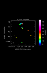 Carbon Monoxide Moment 2 map of Source SEXTANS-A