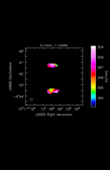 Glycolaldehyde Moment 1 map of Source SEXTANS-A