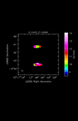 Glycolaldehyde Moment 2 map of Source SEXTANS-A