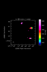 Carbon Monoxide Moment 1 map of Source SEXTANS-A