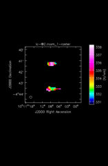 Nitric sulfide Moment 1 map of Source SEXTANS-A