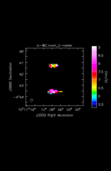 Nitric sulfide Moment 2 map of Source SEXTANS-A