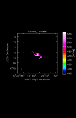 Carbon Monoxide Moment 1 map of Source NGC5194