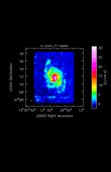 Carbon Monoxide Moment 0 map of Source NGC5194