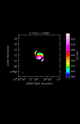 Carbon Monoxide Moment 1 map of Source NGC5194