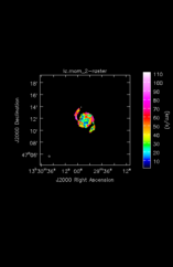 Carbon Monoxide Moment 2 map of Source NGC5194