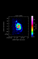 Integral (moment 0) of all emission in image cube