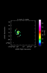 Carbon Monoxide Moment 2 map of Source NGC5194