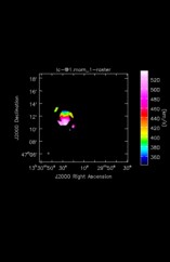 Carbon Monoxide Moment 1 map of Source NGC5194