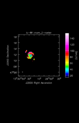 Carbon Monoxide Moment 2 map of Source NGC5194