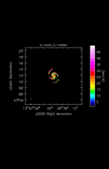 Carbon Monoxide Moment 2 map of Source NGC5194