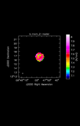 Carbon Monoxide Moment 2 map of Source IRC+10216