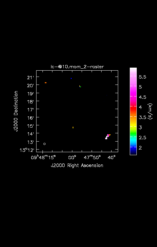 Acetone Moment 2 map of Source IRC+10216