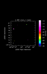 Cyanoformaldehyde Moment 1 map of Source IRC+10216