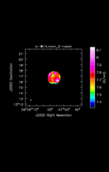 Carbon Monoxide Moment 2 map of Source IRC+10216