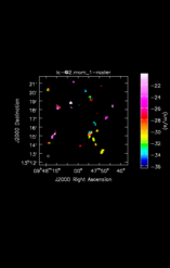 Nitric sulfide Moment 1 map of Source IRC+10216