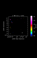 Nitric sulfide Moment 1 map of Source IRC+10216
