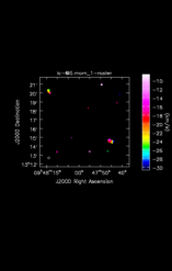 Nitric sulfide Moment 1 map of Source IRC+10216