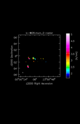 Ethyl Cyanide Moment 2 map of Source IRC+10216