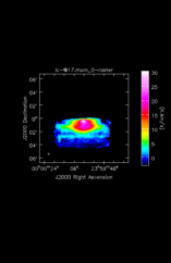 Carbon Monoxide Moment 0 map of Source IRC+10216