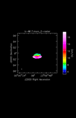 Carbon Monoxide Moment 2 map of Source IRC+10216