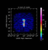 Acetone Moment 0 map of Source CHI-Cyg