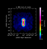 Acetone Moment 0 map of Source CHI-Cyg