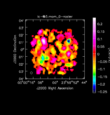 Acetone Moment 0 map of Source CHI-Cyg