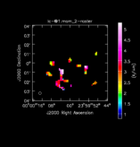 Unknown Moment 2 map of Source CHI-Cyg