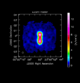 Integral (moment 0) of all emission in image cube