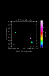Methyl Formate Moment 2 map of Source R-Cas