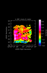 Methanol Moment 0 map of Source R-Cas