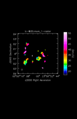 Hydrogen Cyanide Moment 1 map of Source R-Cas