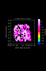 Hydrogen Cyanide Moment 0 map of Source R-Cas