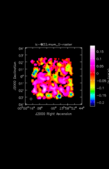Silicon Mononitride Moment 0 map of Source R-Cas