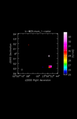 Silicon Mononitride Moment 1 map of Source R-Cas