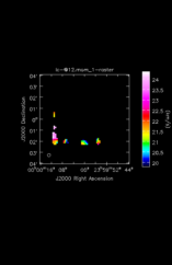 Unknown Moment 1 map of Source R-Cas