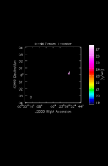 Unknown Moment 1 map of Source R-Cas