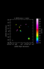 Unknown Moment 1 map of Source R-Cas