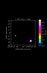 Unknown Moment 1 map of Source R-Cas