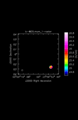 Unknown Moment 1 map of Source R-Cas
